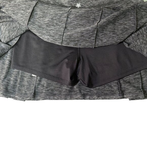 Tek Gear Drytek Womens Pleated Athletic Skort With Built-In Shorts Size M Heathe - Picture 5 of 5